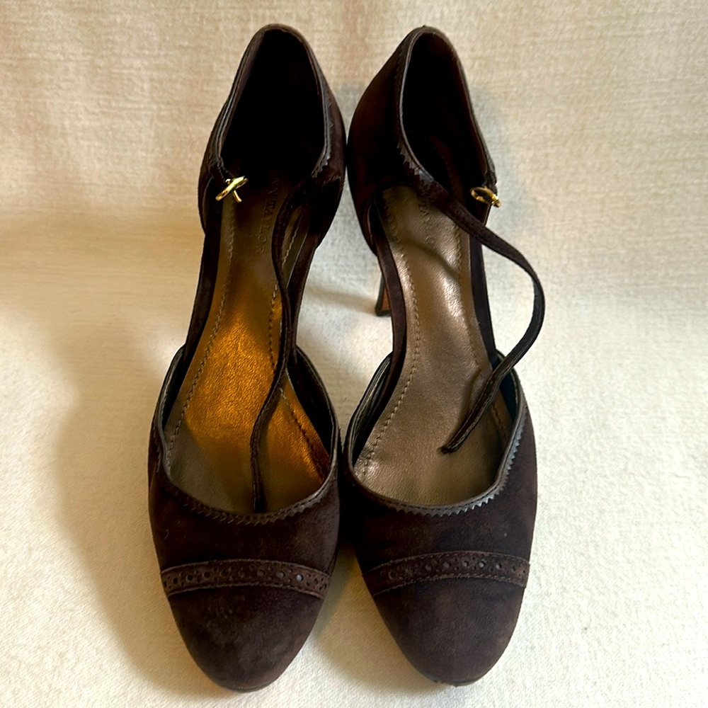 Ann Taylor, Brown Suede Shoes
